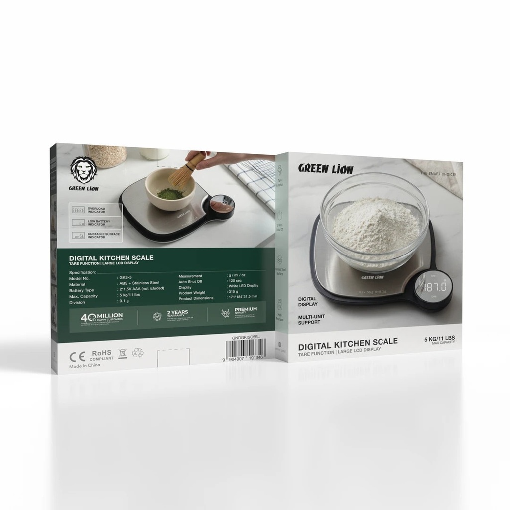 Green Lion Digital Kitchen Scale with Tare Function 2