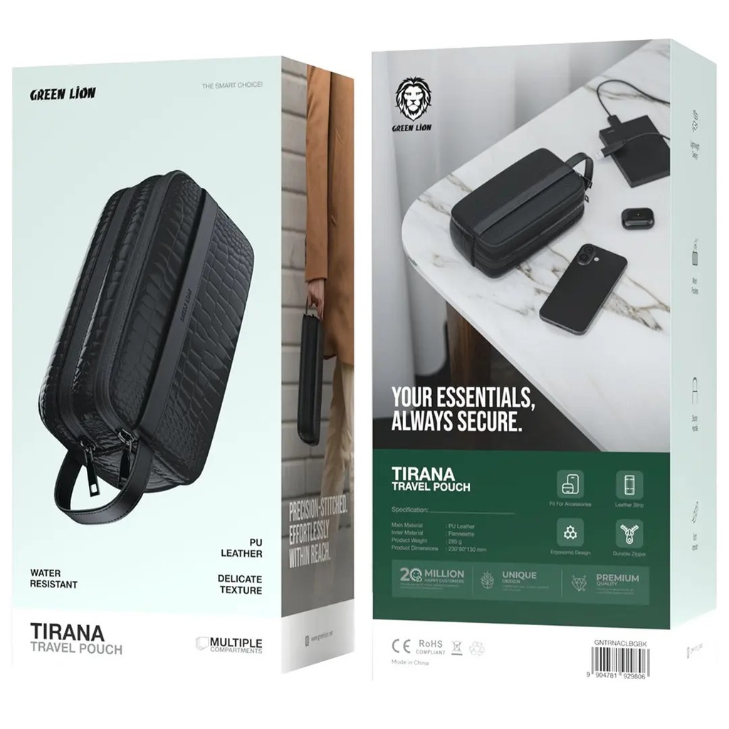 Green Lion Tirana Travel Pouch 2