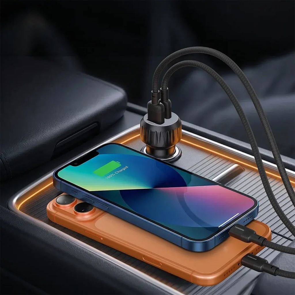 Porodo Electro 60W Car Charger 4