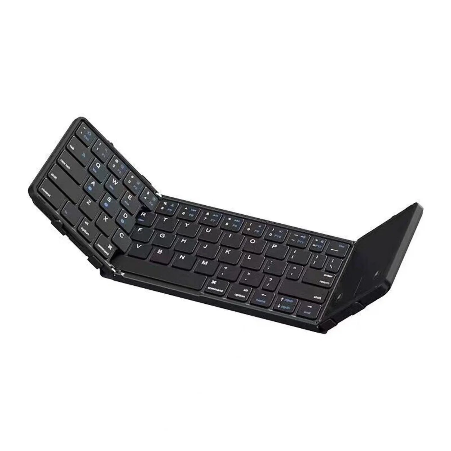 140MAH FOLDING WIRELESS BLUETOOTH-COMPATIBLE KEYBOARD - BLACK | CML24942 1