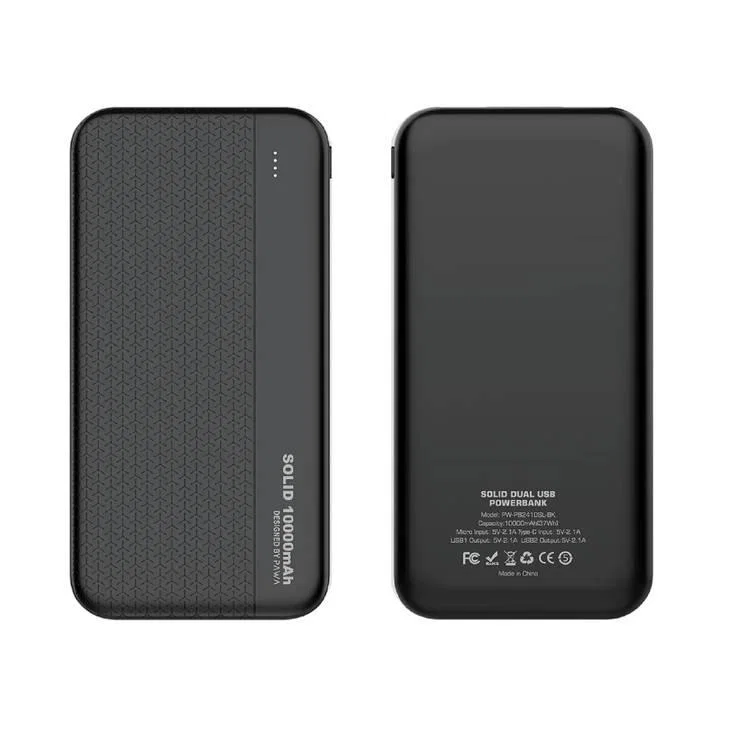 Pawa Solid Dual USB Powerbank With 10000mAh 1