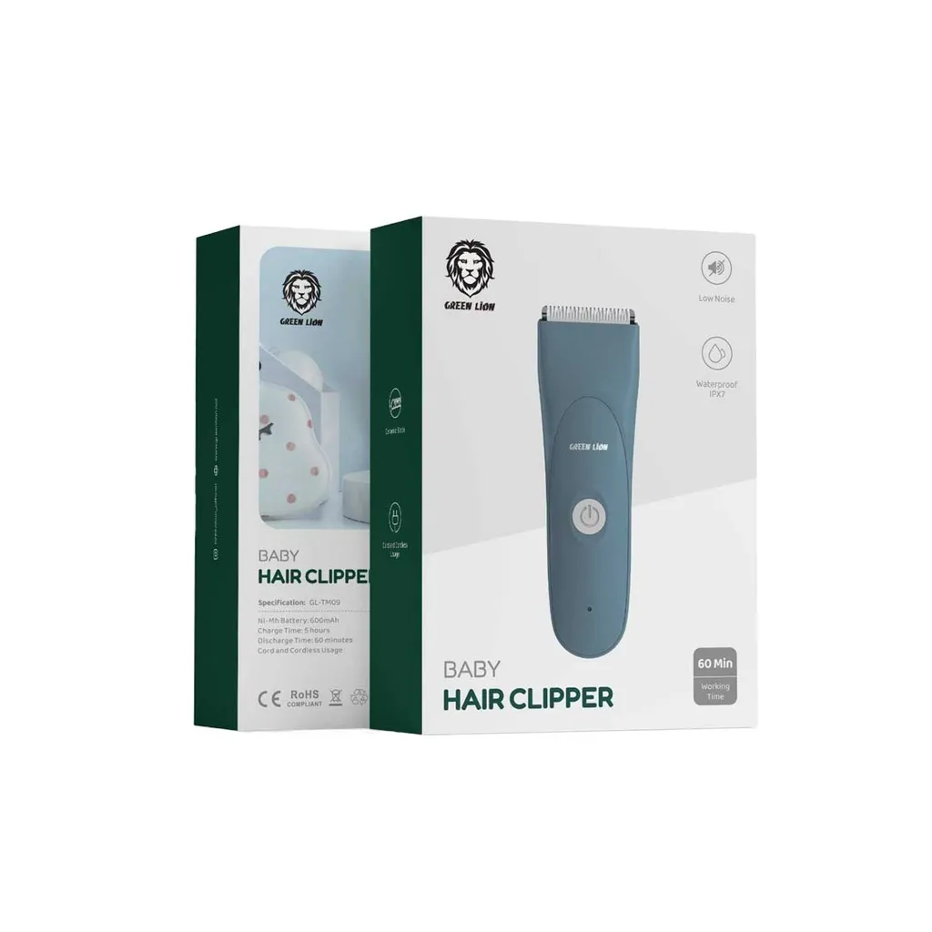[GNBBYHCLIPGN] GREEN LION BABY HAIR CLIPPER 600MAH GNBBYHCLIPGN