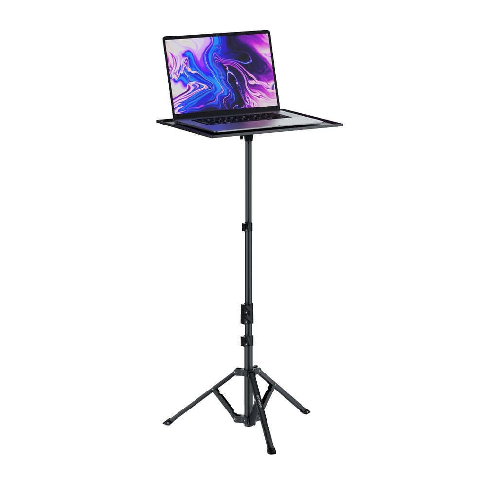 [PD-TRPPJH-BK] PORODO MULTI-FUNCTION STAND FOR PROJECTOR & LAPTOP – ADJUSTABLE HEIGHT, DURABLE ALUMINUM ALLOY PD-TRPPJH-BK-SD25-K