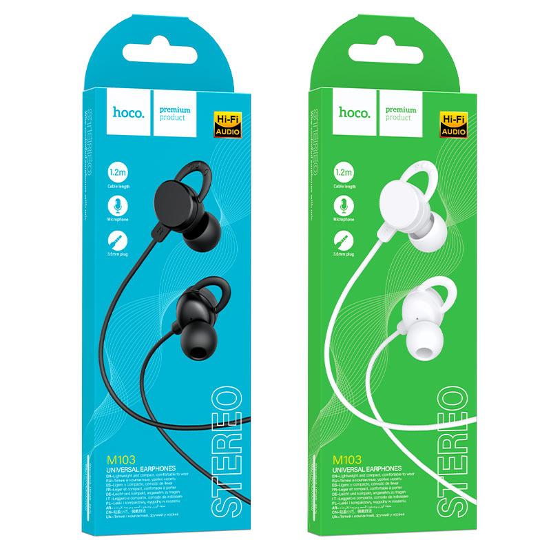 HOCO M103 3.5MM WIRED EARPHONE WITH MIC