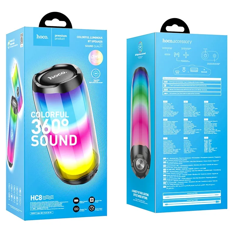 HOCO HC8 Pulsating Colorful Wireless Speaker