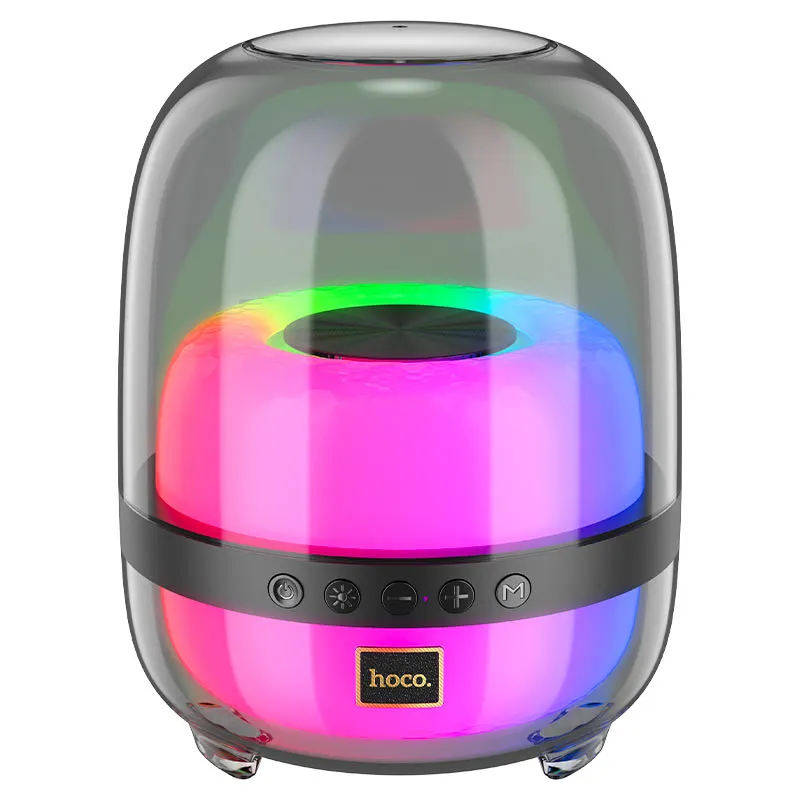 HOCO BS58 CRYSTAL COLORFUL LUMINOUS BLUETOOTH 5.1 SPEAKER