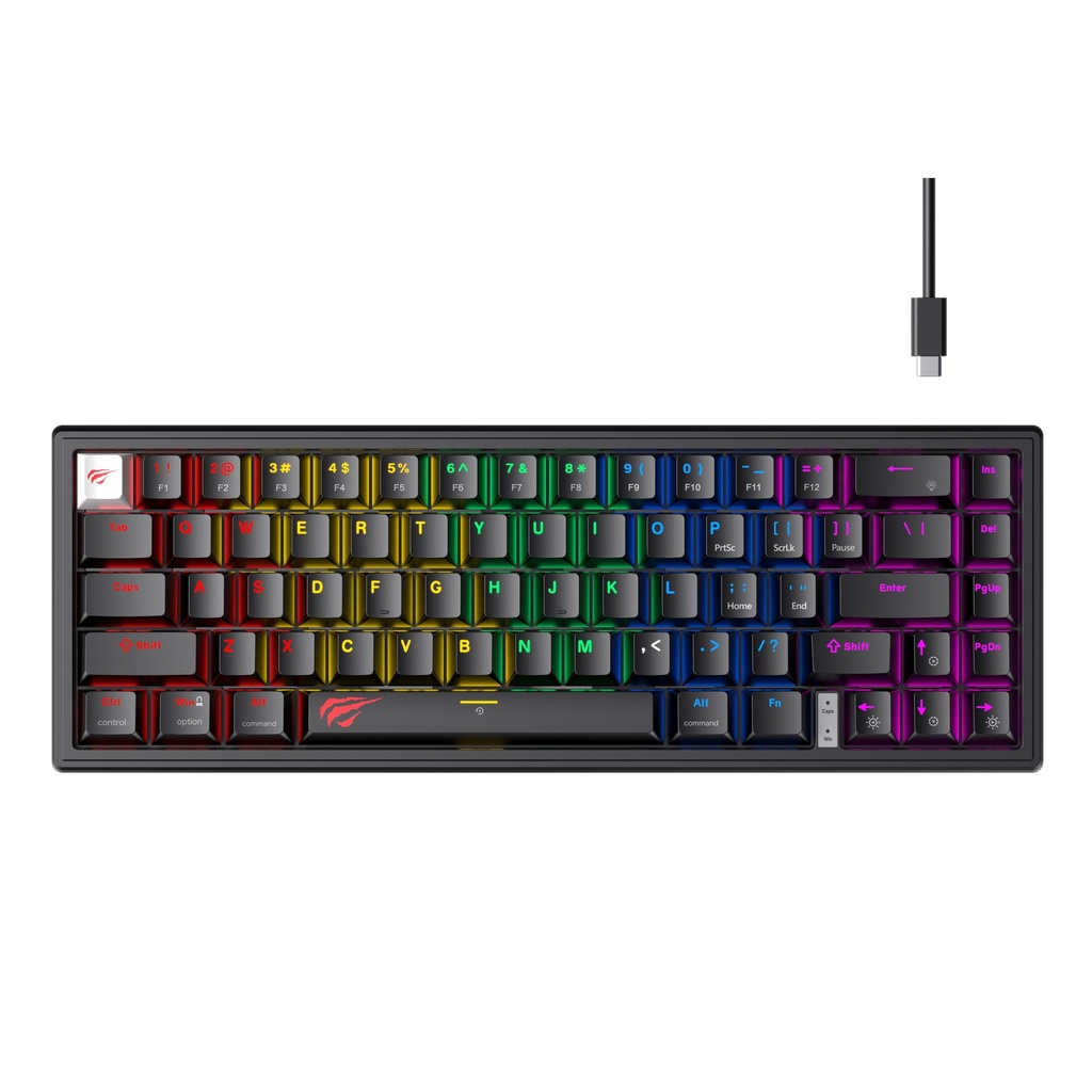 [KB874L] Havit KB874L Professional 67 Keys RGB Mechanical Gaming Keyboard