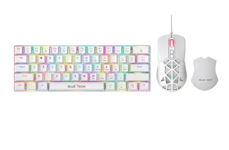 [KB418] Blue Tech KB418 RGB Backlit Mechanical Keyboard And Mouse Combo