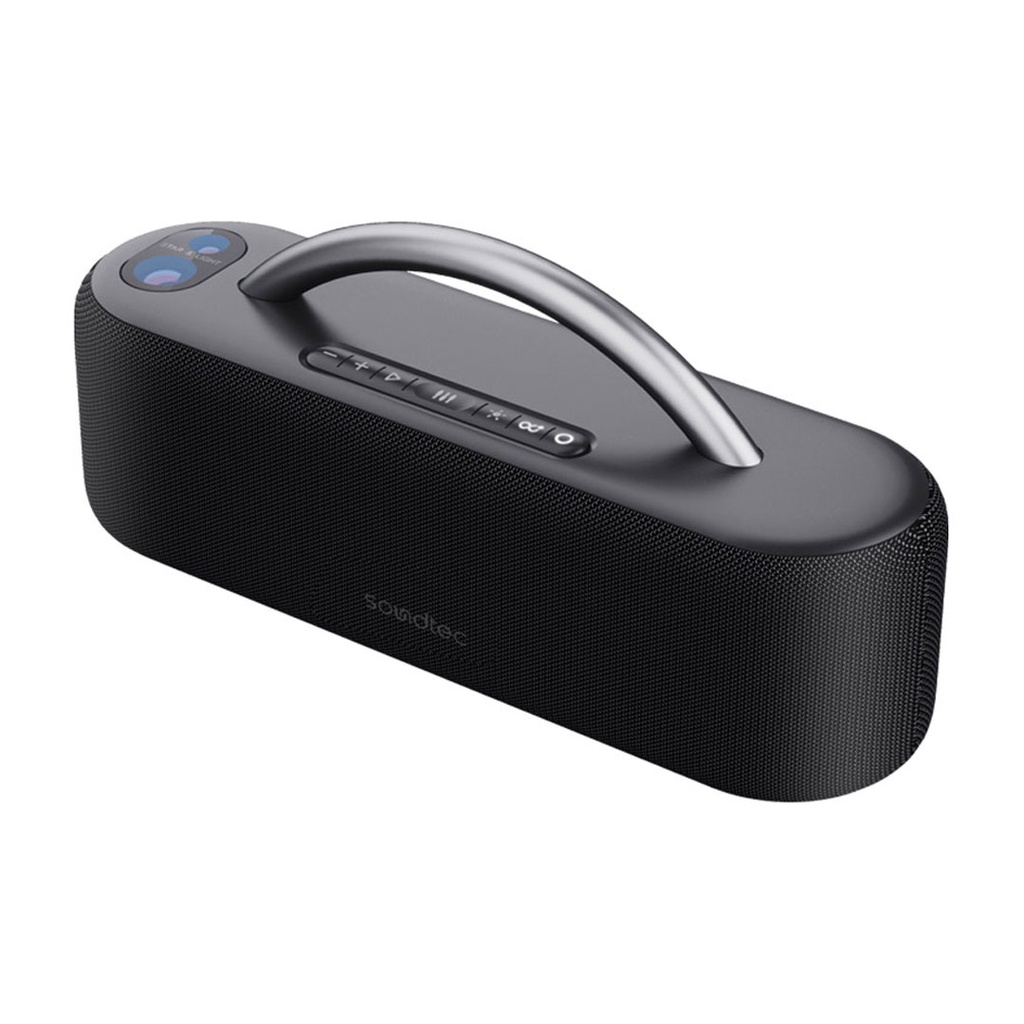 [PD-GALACTIC-BK] Porodo Soundtec Galactic Star Light Portable Speaker