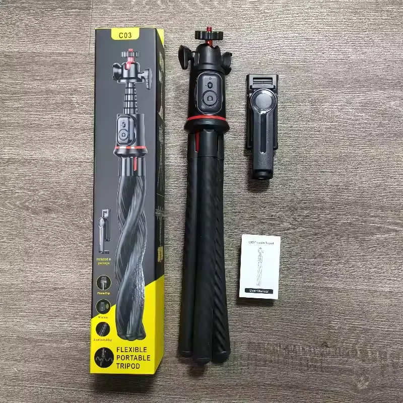 [FX-C03] FLEXIBLE PORTABLE TRIPOD C03