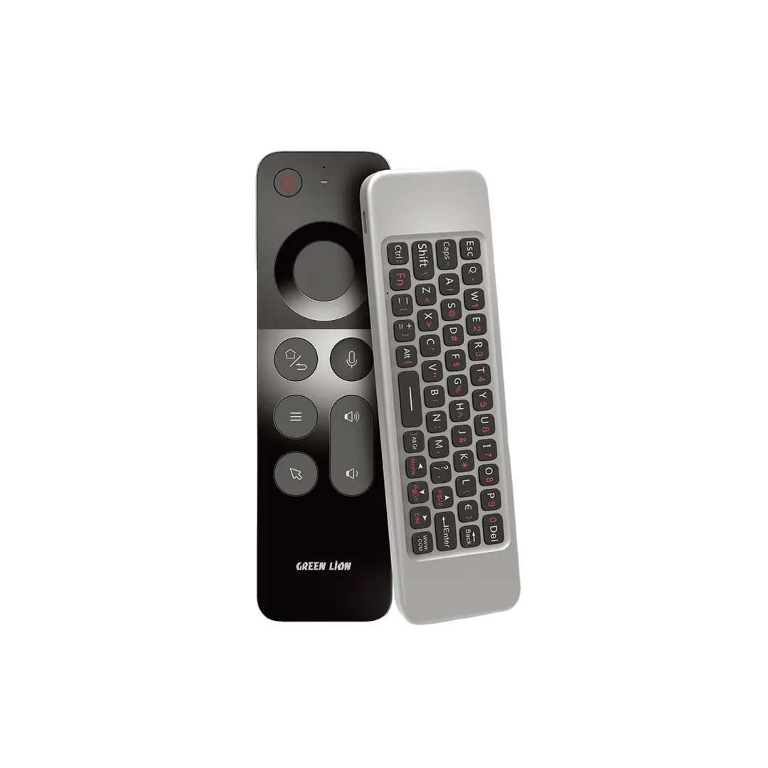 [GN4INWRMTBK] Green Lion 4 in 1 Wireless Remote With Keyboard
