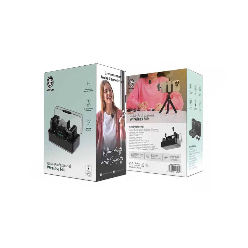 Green Lion GLM-Professional Wireless Mic | GNPGLMMICPK