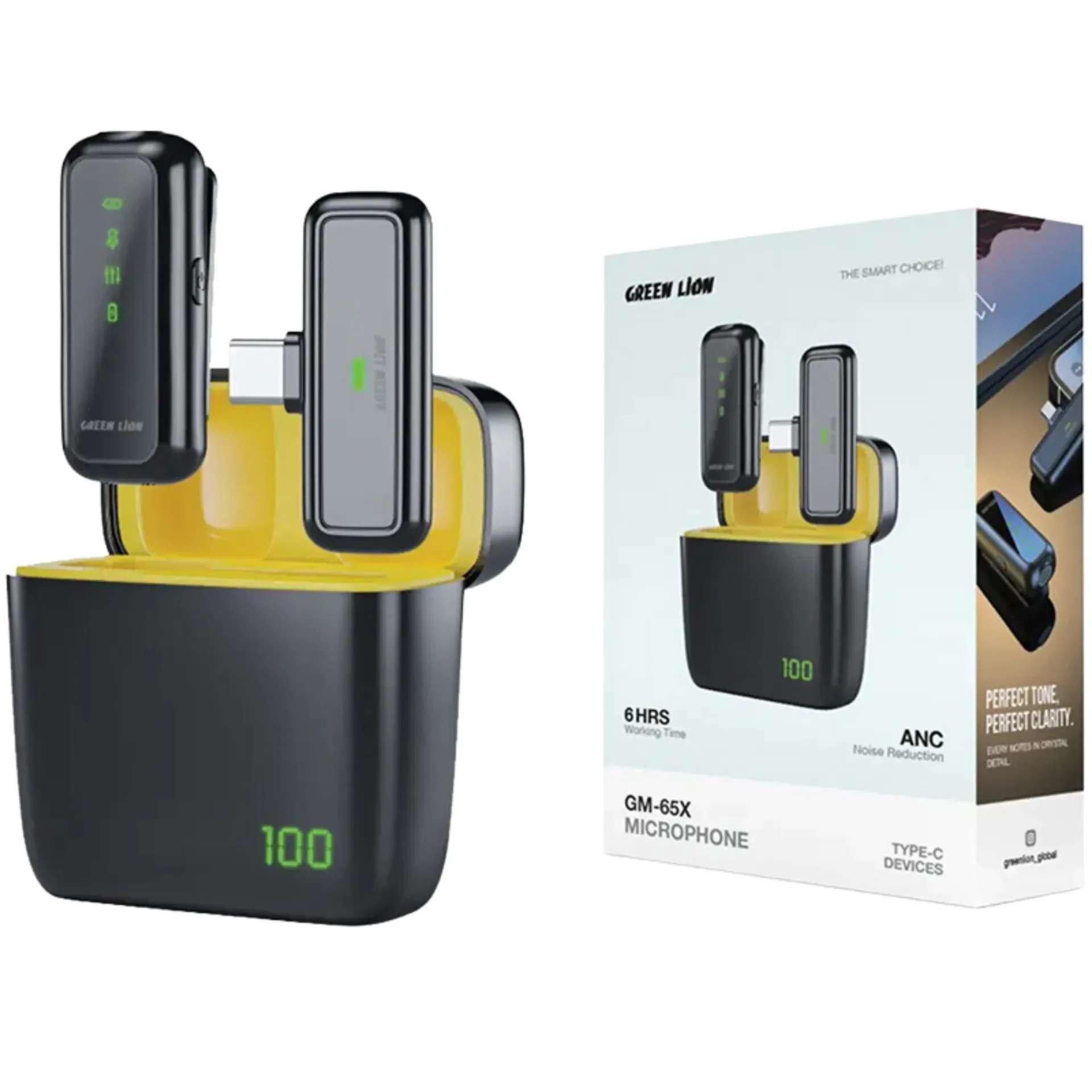 Green Lion GM-65X Type-C Wireless Microphone
