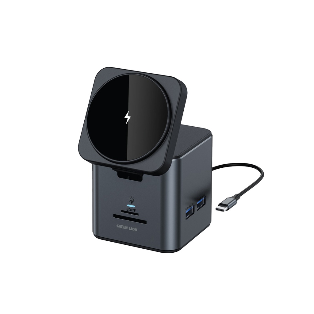 [GN9IN1HUBBK] Green Lion 9 In 1 Hub Docking Station