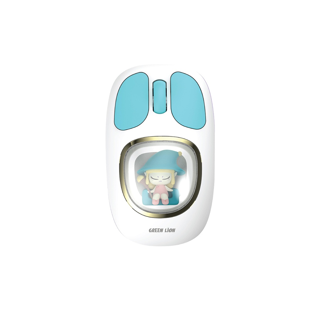 [GNMSHMSEPK | GNMSHMSEPL | GNMSHMSEWH | GNMSHMSEYL] Green Lion Moosh Wireless Mouse