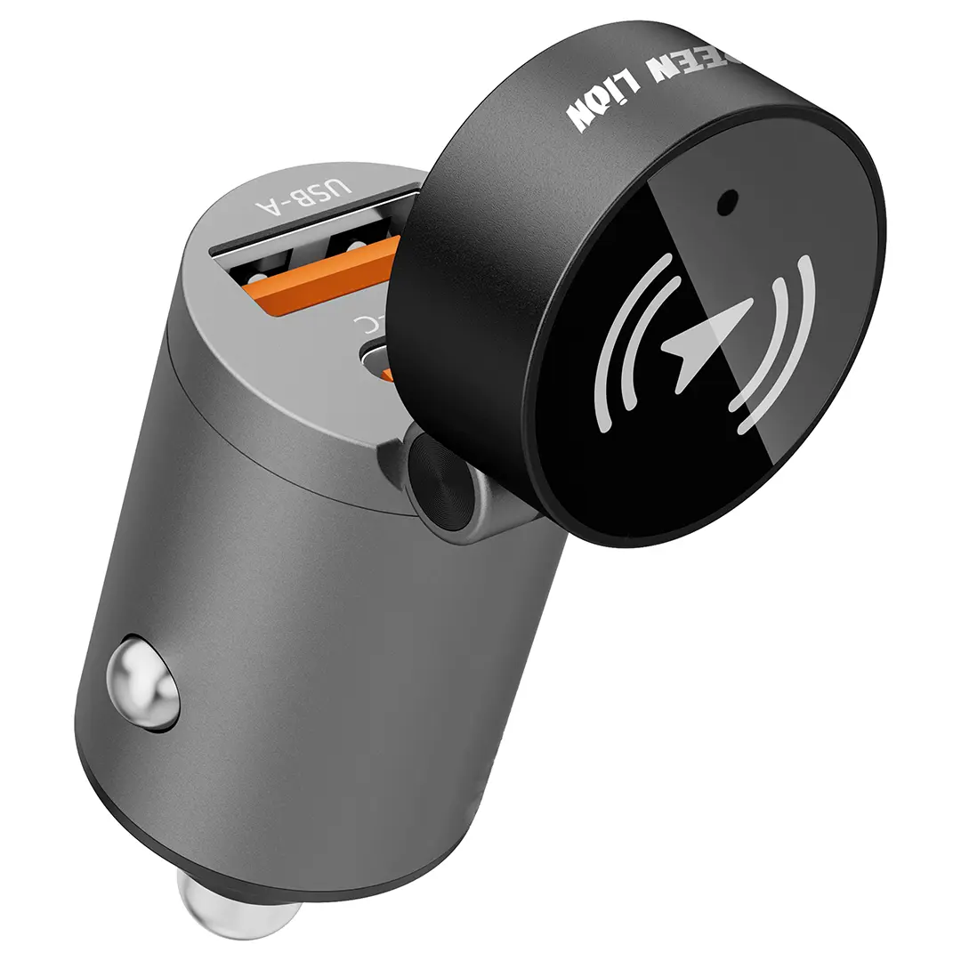 [GNTRACCHRBK] Green Lion Tracker Dual Port Car Charger