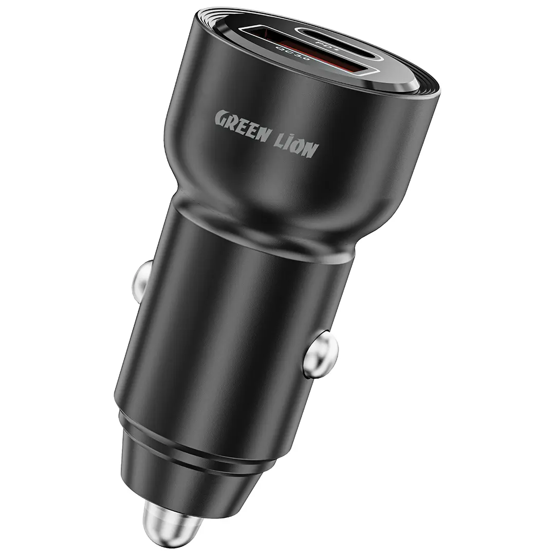 Green Lion RoadVolt Car Charger PD+QC 60W