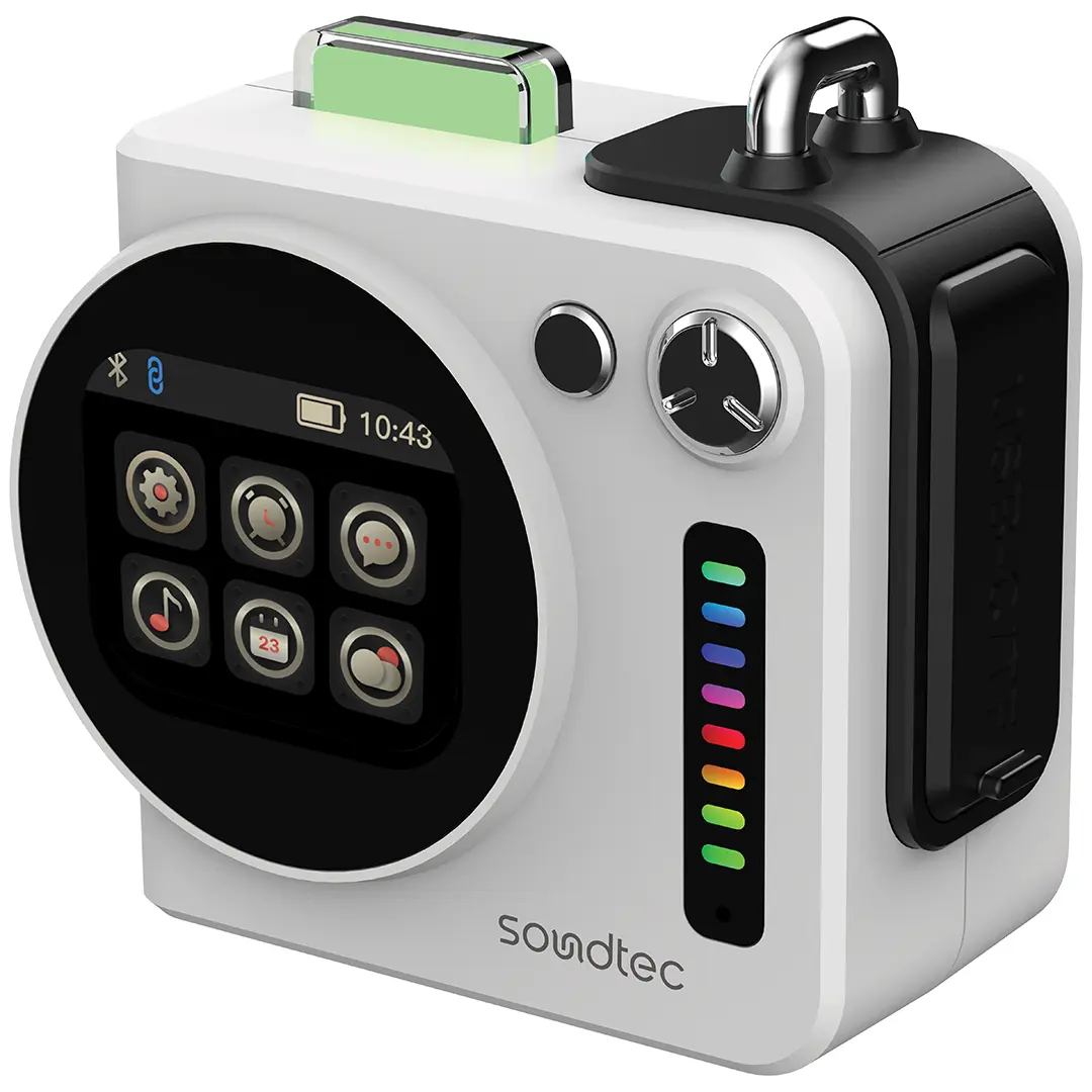 [PDSTQS001GY | PDSTQS001WH] Porodo Soundtec Vibego Mini RGB Speaker