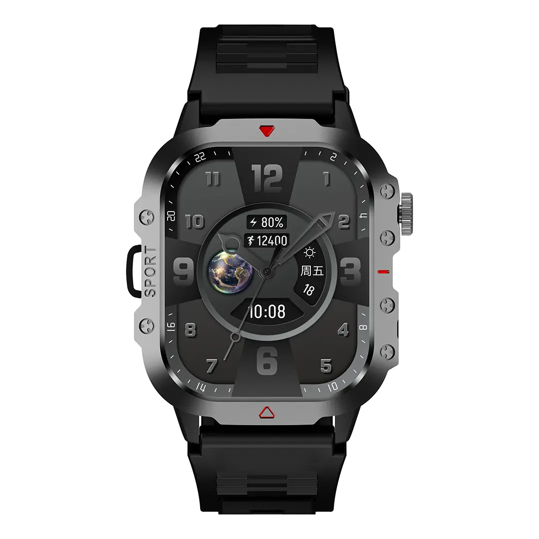 [GNGRV201BK] Green Lion Gravix Smart Watch