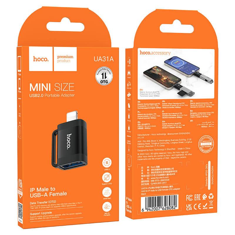 HOCO. Lightning to USB OTG Adapter - UA31A