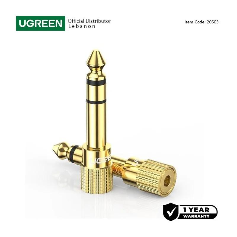 6.35mm Male To 3.5mm Female Adapter; UGREEN/20503