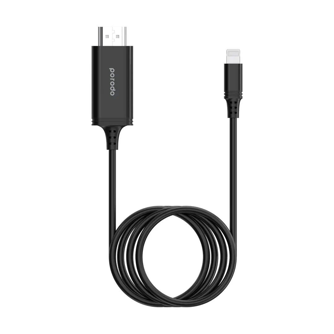 Porodo HDMI Cable with Lightning to HDMI Connector