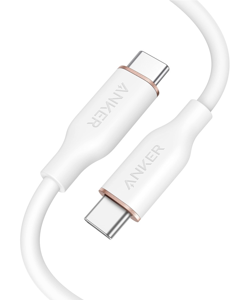 Anker USB C Cable, Type C Flow Cord, Fast Charging for iPhone 17 Series, MacBook Pro 2020