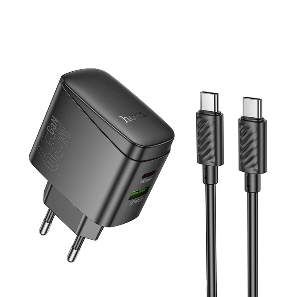 HOCO CS63A 65W Fast Charger + Type-C to Type-C Cable