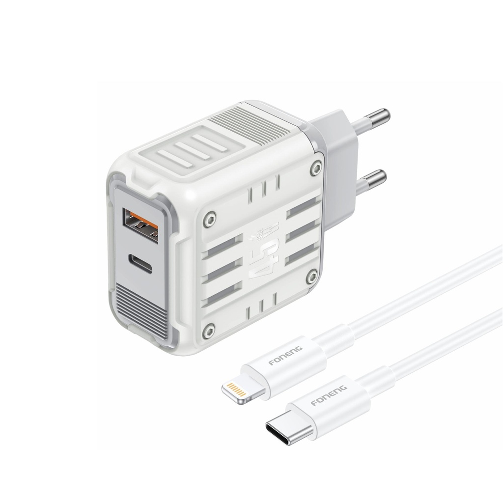 foneng GaN20 45w A+C 2-Port GaN Charger
