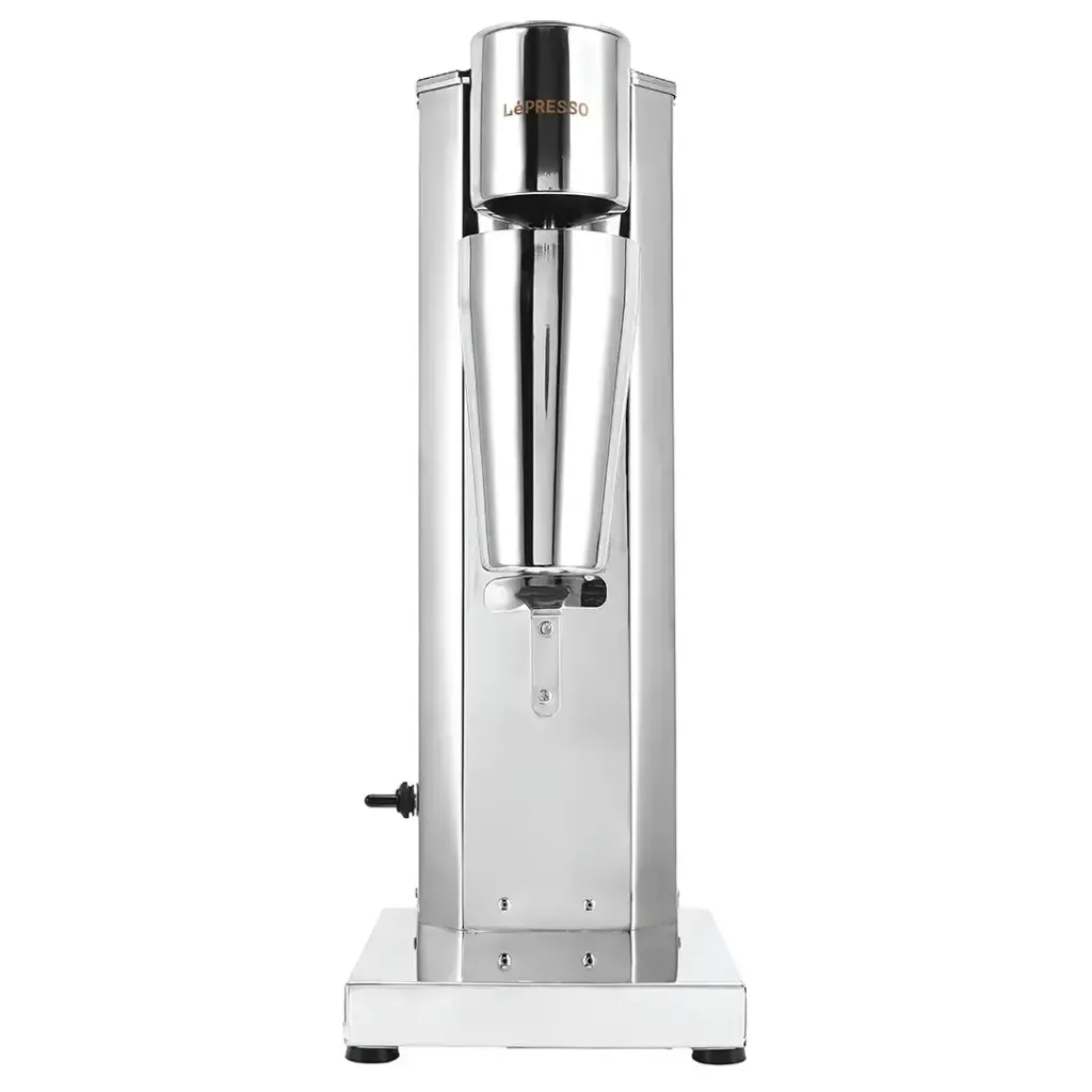 LePresso Frosty Whip Milk Shake Maker with Dual Gear Speed Control - Silver