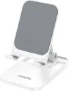Folding Phone Stand Foneng CP108 White Adjustable Height Portable