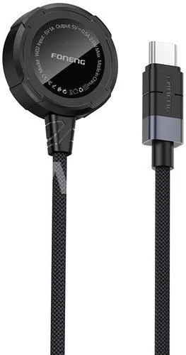 Foneng W02 wireless charger for Apple Watch 2.5W, 1m (black)