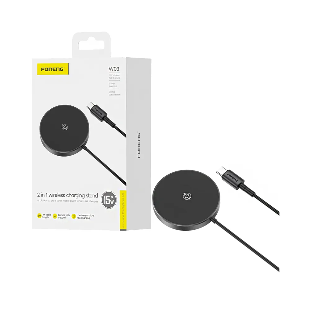 FONENG wireless charger MagSafe W03 15W Black
